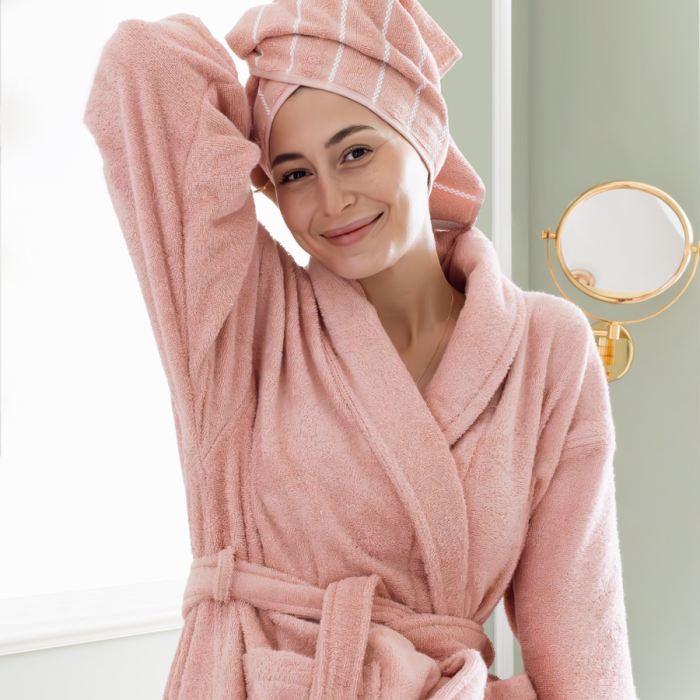 Bade mantil NOTE roze - Image 4